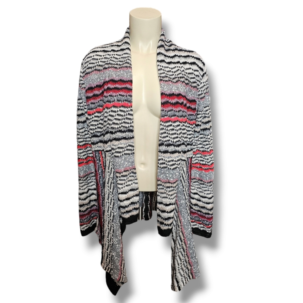 Nic & Zoe beautiful waterfall cardigan. Medium